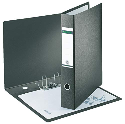 Leitz Qualitäts-Ordner 180° A3, Schwarz, 8 cm Rückenbreite, Einband aus Hartpappe, 10720000 Leitz Qualitäts-Ordner 180° A3, Schwarz, 8 cm Rückenbreite, Einband aus Hartpappe, 10720000 von Leitz