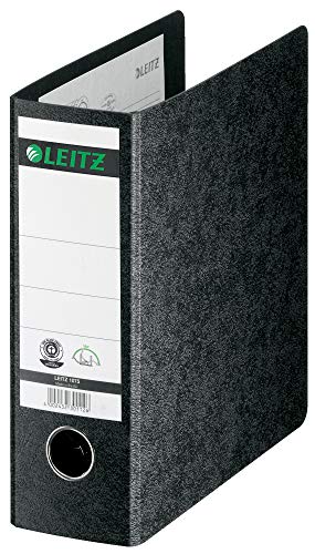 Leitz Qualitäts-Ordner 180° A5, Schwarz, 80 mm Rücken, Einband aus Hartpappe, 10750000 Leitz Qualitäts-Ordner 180° A5, Schwarz, 80 mm Rücken, Einband aus Hartpappe, 10750000 von Leitz