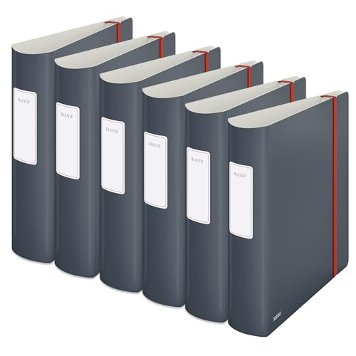 Leitz Qualitäts-Ordner 180° Active, 6er Pack, A4, 500 Blatt, 8,2 cm Rückenbreite, Samtgrau, Cosy-Serie, 10380089 Leitz Qualitäts-Ordner 180° Active, 6er Pack, A4, 500 Blatt, 8,2 cm Rückenbreite, Samtgrau, Cosy-Serie, 10380089 von Leitz