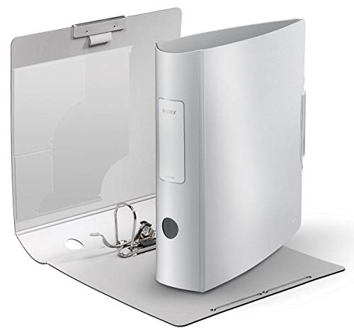 Leitz Qualitäts-Ordner 180° Active Style, 5er Pack, A4, Arktik Weiß, Abgerundeter Rücken mit 8,2 cm Rückenbreite, Gummibandverschluss, Leichtes Polyfoam, 11080004 Leitz Qualitäts-Ordner 180° Active Style, 5er Pack, A4, Arktik Weiß, Abgerundeter Rücken mit 8,2 cm Rückenbreite, Gummibandverschluss, Leichtes Polyfoam, 11080004 von Leitz