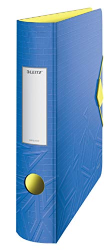 Leitz Qualitäts-Ordner 180° Active, A4, Schmal, Abgerundeter Rücken, 6,5 cm breit, Gummibandverschluss, Leichtes Polyfoam, Plastik-Ordner, Urban Chic Serie, Blau, 11170032 Leitz Qualitäts-Ordner 180° Active, A4, Schmal, Abgerundeter Rücken, 6,5 cm breit, Gummibandverschluss, Leichtes Polyfoam, Plastik-Ordner, Urban Chic Serie, Blau, 11170032 von Leitz