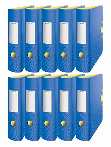 Leitz Qualitäts-Ordner 180° Active Urban Chic A4, abgerundeter Rücken, 82 cm breit, Gummizugverschluss, Polyfoam hellblau, 10 Ordner/82 mm Leitz Qualitäts-Ordner 180° Active Urban Chic A4, abgerundeter Rücken, 82 cm breit, Gummizugverschluss, Polyfoam hellblau, 10 Ordner/82 mm von Leitz