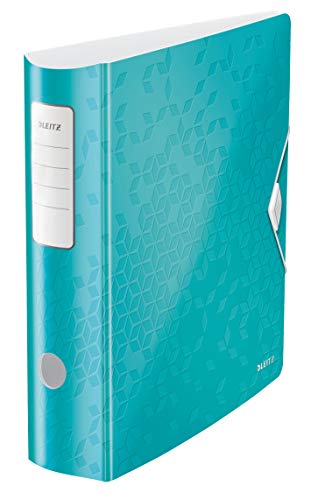 Leitz Qualitäts-Ordner 180° Active WOW, A4, Breit, Abgerundeter Rücken, 8,2 cm breit, Gummibandverschluss, Leichtes Polyfoam, Plastik-Ordner, WOW Serie, Eisblau, 11060051 Leitz Qualitäts-Ordner 180° Active WOW, A4, Breit, Abgerundeter Rücken, 8,2 cm breit, Gummibandverschluss, Leichtes Polyfoam, Plastik-Ordner, WOW Serie, Eisblau, 11060051 von Leitz