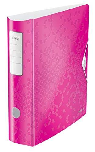 Leitz Qualitäts-Ordner 180° Active WOW, A4, Breit, Abgerundeter Rücken, 8,2 cm breit, Gummibandverschluss, Leichtes Polyfoam, Plastik-Ordner, WOW Serie, Pink, 11060023 Leitz Qualitäts-Ordner 180° Active WOW, A4, Breit, Abgerundeter Rücken, 8,2 cm breit, Gummibandverschluss, Leichtes Polyfoam, Plastik-Ordner, WOW Serie, Pink, 11060023 von Leitz