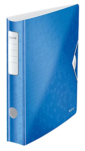 Leitz Qualitäts-Ordner 180° Active WOW, A4, Schmal, Abgerundeter Rücken, 6,5 cm breit, Gummibandverschluss, Leichtes Polyfoam, Plastik-Ordner, WOW Serie, Blau, 11070036 Leitz Qualitäts-Ordner 180° Active WOW, A4, Schmal, Abgerundeter Rücken, 6,5 cm breit, Gummibandverschluss, Leichtes Polyfoam, Plastik-Ordner, WOW Serie, Blau, 11070036 von Leitz