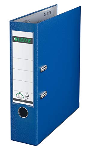Leitz Qualitäts-Ordner 180° Plastik, 20er Pack, A4, Blau, 8,2 cm Rückenbreite, PP-laminierter Einband, 10105068, nachtblau, 80mm Leitz Qualitäts-Ordner 180° Plastik, 20er Pack, A4, Blau, 8,2 cm Rückenbreite, PP-laminierter Einband, 10105068, nachtblau, 80mm von Leitz