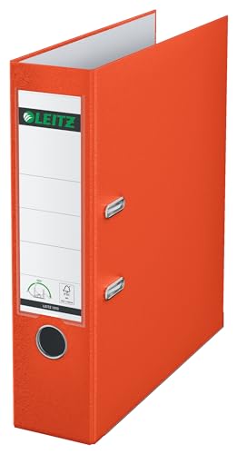 Leitz Qualitäts-Ordner 180° Plastik, das Original, DIN A4 Aktenordner 8 cm breit, 90% Recycling-Karton, 30% Pre-Consumer Recycling-Kunststoff, Mit 180° Mechanik, 600 Blatt Kapazität, Hellrot, 10105020 Leitz Qualitäts-Ordner 180° Plastik, das Original, DIN A4 Aktenordner 8 cm breit, 90% Recycling-Karton, 30% Pre-Consumer Recycling-Kunststoff, Mit 180° Mechanik, 600 Blatt Kapazität, Hellrot, 10105020 von Leitz