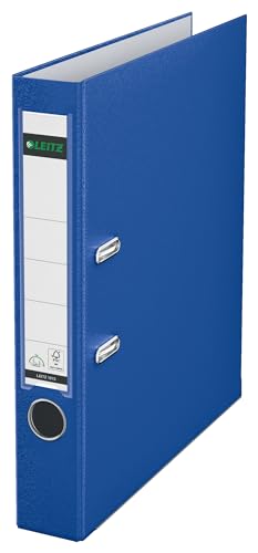 Leitz Qualitäts-Ordner 180° Plastik, das Original, DIN A4 Aktenordner 5 cm schmal, 90% Recycling-Karton, 30% Pre-Consumer Recycling-Kunststoff, Mit 180° Mechanik, 350 Blatt Kapazität, Blau, 10155068 Leitz Qualitäts-Ordner 180° Plastik, das Original, DIN A4 Aktenordner 5 cm schmal, 90% Recycling-Karton, 30% Pre-Consumer Recycling-Kunststoff, Mit 180° Mechanik, 350 Blatt Kapazität, Blau, 10155068 von Leitz