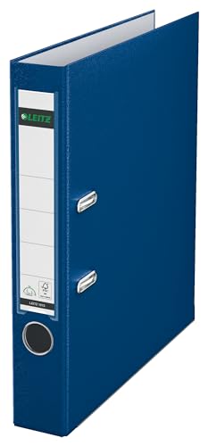 Leitz Qualitäts-Ordner 180° Plastik, das Original, DIN A4 Aktenordner 5 cm schmal, 90% Recycling-Karton, 30% Pre-Consumer Recycling-Kunststoff, Mit 180° Mechanik, 350 Blatt Kapazität, Blau, 10155035 Leitz Qualitäts-Ordner 180° Plastik, das Original, DIN A4 Aktenordner 5 cm schmal, 90% Recycling-Karton, 30% Pre-Consumer Recycling-Kunststoff, Mit 180° Mechanik, 350 Blatt Kapazität, Blau, 10155035 von Leitz