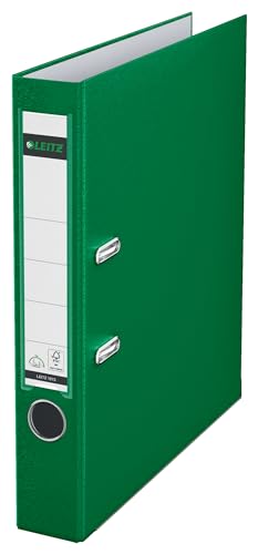 Leitz Qualitäts-Ordner 180° Plastik, das Original, DIN A4 Aktenordner 5 cm schmal, 90% Recycling-Karton, 30% Pre-Consumer Recycling-Kunststoff, Mit 180° Mechanik, 350 Blatt Kapazität, Grün, 10155055 Leitz Qualitäts-Ordner 180° Plastik, das Original, DIN A4 Aktenordner 5 cm schmal, 90% Recycling-Karton, 30% Pre-Consumer Recycling-Kunststoff, Mit 180° Mechanik, 350 Blatt Kapazität, Grün, 10155055 von Leitz