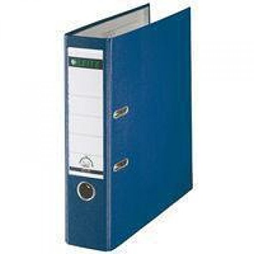 Leitz Qualitäts-Ordner 180° Plastik, 10er Pack, das Original, DIN A4 Aktenordner 8 cm breit, 90% Recycling-Karton, 30% Pre-Consumer Recycling-Kunststoff, Mit 180° Mechanik, 600 Blatt, Blau, 10101035 von Leitz