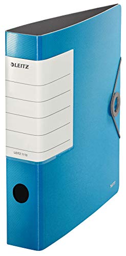 Leitz Qualitäts-Ordner 180° Solid, A4, Schmal, Hellblau, 6,2 cm Rückenbreite, Gummibandverschluss, Robustes Polyfoam, extra breites, austauschbares Rückenschild, 11130030 Leitz Qualitäts-Ordner 180° Solid, A4, Schmal, Hellblau, 6,2 cm Rückenbreite, Gummibandverschluss, Robustes Polyfoam, extra breites, austauschbares Rückenschild, 11130030 von Leitz
