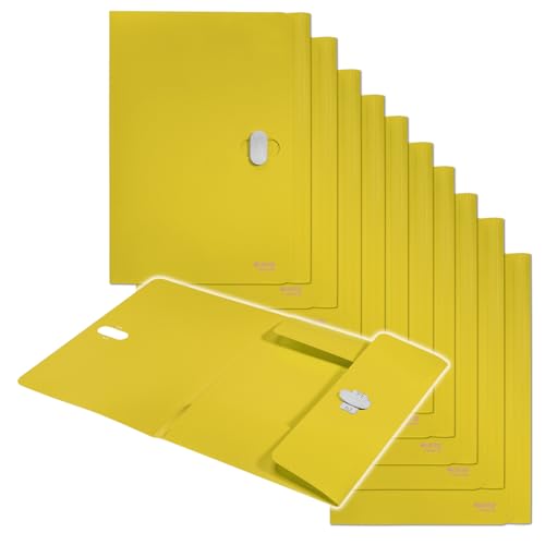 Leitz Recycle Dokumentenmappe, A4, Für 150 Blatt, Kunststoff-Ordner in Premium-Qualität mit Gummibändern, 100 % recycelbar, Umweltfreundlich, Recycle Serie, Gelb, 46220015 Leitz Recycle Dokumentenmappe, A4, Für 150 Blatt, Kunststoff-Ordner in Premium-Qualität mit Gummibändern, 100 % recycelbar, Umweltfreundlich, Recycle Serie, Gelb, 46220015 von Leitz
