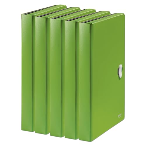 Leitz Recycle Projektmappe A4, 5er Pack, Für 250 Blatt, Hochwertige Dokumentenablage sortiert nach A-Z, Kunststoff, 100 % recyclebar, Umweltfreundlich, Recycle Serie, Grün, 46240055 Leitz Recycle Projektmappe A4, 5er Pack, Für 250 Blatt, Hochwertige Dokumentenablage sortiert nach A-Z, Kunststoff, 100 % recyclebar, Umweltfreundlich, Recycle Serie, Grün, 46240055 von Leitz