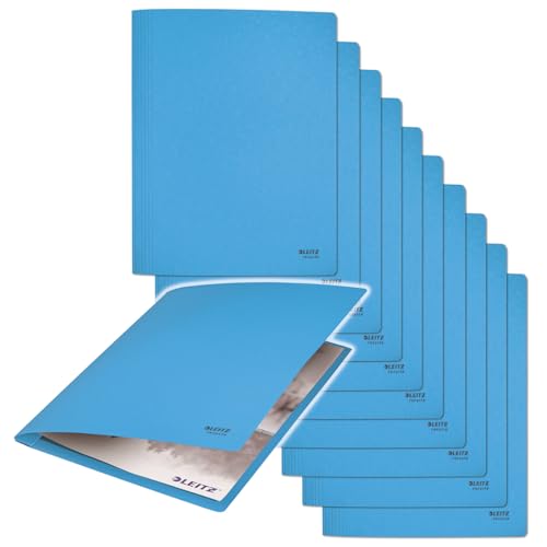 Leitz Recycle Schnellhefter A4, 10er Pack, Für 250 Blatt, Stabile Metallbügel zur Ablage von Dokumenten, 100 % recycelter Karton, Umweltfreundlich, Recycle Serie, Blau, 39040035 Leitz Recycle Schnellhefter A4, 10er Pack, Für 250 Blatt, Stabile Metallbügel zur Ablage von Dokumenten, 100 % recycelter Karton, Umweltfreundlich, Recycle Serie, Blau, 39040035 von Leitz
