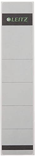 Leitz Rückenschild selbstklebend für Standard- und Hartpappe-Ordner, 10 Stück, 50 mm Rückenbreite, Kurzes und schmales Format, 39 x 192 mm, Papier, grau, 16430085 Leitz Rückenschild selbstklebend für Standard- und Hartpappe-Ordner, 10 Stück, 50 mm Rückenbreite, Kurzes und schmales Format, 39 x 192 mm, Papier, grau, 16430085 von Leitz