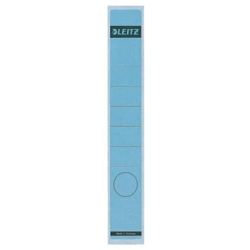 Leitz Rückenschild selbstklebend für Standard- und Hartpappe-Ordner, 10 Stück, 50 mm Rückenbreite, Langes und schmales Format, 39 x 285 mm, Papier, blau, 16480035 Leitz Rückenschild selbstklebend für Standard- und Hartpappe-Ordner, 10 Stück, 50 mm Rückenbreite, Langes und schmales Format, 39 x 285 mm, Papier, blau, 16480035 von Leitz