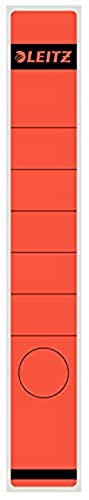 Leitz Rückenschild selbstklebend für Standard- und Hartpappe-Ordner, 10 Stück, 50 mm Rückenbreite, Langes und schmales Format, 39 x 285 mm, Papier, rot, 16480025 Leitz Rückenschild selbstklebend für Standard- und Hartpappe-Ordner, 10 Stück, 50 mm Rückenbreite, Langes und schmales Format, 39 x 285 mm, Papier, rot, 16480025 von Leitz