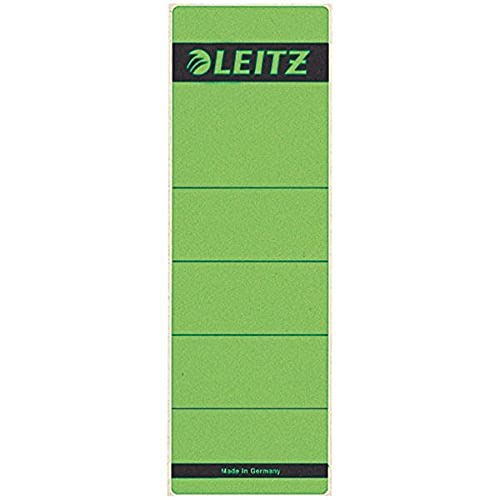 Leitz Rückenschild selbstklebend für Standard- und Hartpappe-Ordner, 10 Stück, 80 mm Rückenbreite, Kurzes und breites Format, 62 x 192 mm, Papier, grün, 16420055" geändert werden Leitz Rückenschild selbstklebend für Standard- und Hartpappe-Ordner, 10 Stück, 80 mm Rückenbreite, Kurzes und breites Format, 62 x 192 mm, Papier, grün, 16420055" geändert werden von Leitz