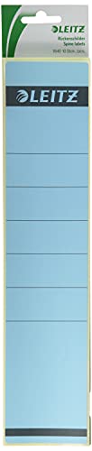 Leitz Rückenschild selbstklebend für Standard- und Hartpappe-Ordner, 10 Stück, 80 mm Rückenbreite, Langes und breites Format, 62 x 285 mm, Papier, blau, 16400035 Leitz Rückenschild selbstklebend für Standard- und Hartpappe-Ordner, 10 Stück, 80 mm Rückenbreite, Langes und breites Format, 62 x 285 mm, Papier, blau, 16400035 von Leitz