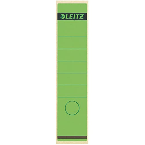 Leitz Rückenschild selbstklebend für Standard- und Hartpappe-Ordner, 10 Stück, 80 mm Rückenbreite, Langes und breites Format, 62 x 285 mm, Papier, grün, 16400055 Leitz Rückenschild selbstklebend für Standard- und Hartpappe-Ordner, 10 Stück, 80 mm Rückenbreite, Langes und breites Format, 62 x 285 mm, Papier, grün, 16400055 von Leitz
