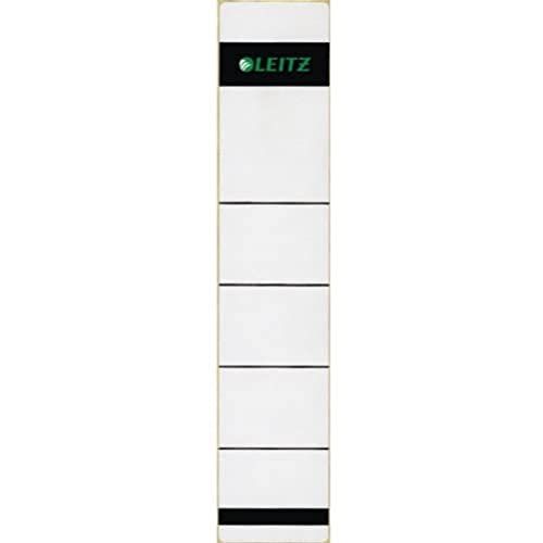 Leitz Rückenschild selbstklebend für Standard- und Hartpappe-Ordner, 100 Stück, 50 mm Rückenbreite, Kurzes und schmales Format, 39 x 192 mm, Papier, grau, 16431085 Leitz Rückenschild selbstklebend für Standard- und Hartpappe-Ordner, 100 Stück, 50 mm Rückenbreite, Kurzes und schmales Format, 39 x 192 mm, Papier, grau, 16431085 von Leitz