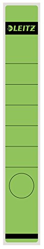 Leitz Rückenschilder schmal/lang/1648-00-55 39x285mm grün Inh.10 von Leitz