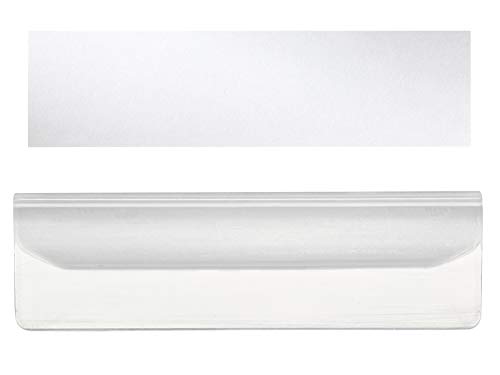 Leitz Schildchen-Halter, 55 mm, 10 Stück, glasklar Leitz Schildchen-Halter, 55 mm, 10 Stück, glasklar von Leitz
