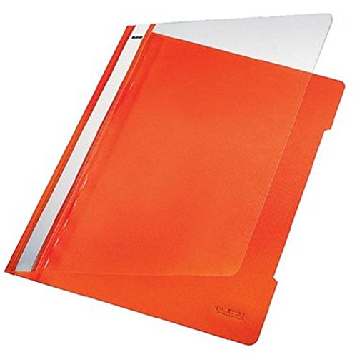 Leitz Schnellhefter Standard PVC, A4, orange 25 Stück von Leitz
