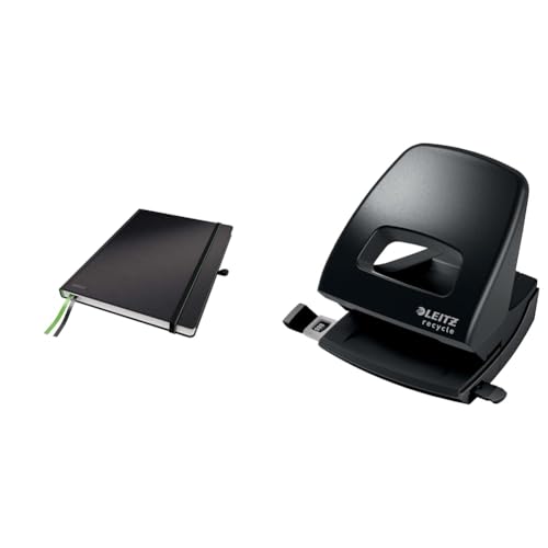 Leitz Set Complete Qualitäts-Notizbuch A4 kariert, 160 Seiten, 80 Blatt, Hardcover, 100 g/m² Papier NeXXt Recycle Locher, Für 30 Blatt, 100% recyclebar, Umweltfreundlich, 44710095 + 50030095 Leitz Set Complete Qualitäts-Notizbuch A4 kariert, 160 Seiten, 80 Blatt, Hardcover, 100 g/m² Papier NeXXt Recycle Locher, Für 30 Blatt, 100% recyclebar, Umweltfreundlich, 44710095 + 50030095 von Leitz