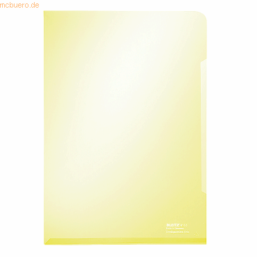 Leitz Sichthülle Super Premium 41530015 A4 0,15mm gelb 100 Stück von Leitz