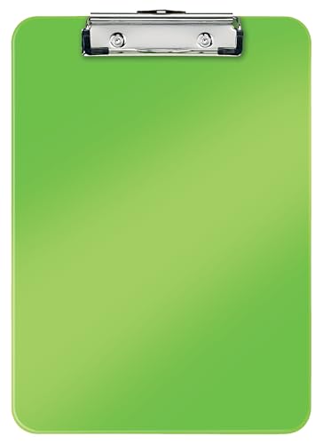 Leitz WOW A4 Klemmbrett, hochwertiges Klemmbrett aus Hartplastik, 80 Blatt Kapazität, Grün, 39710054 Leitz WOW A4 Klemmbrett, hochwertiges Klemmbrett aus Hartplastik, 80 Blatt Kapazität, Grün, 39710054 von Leitz