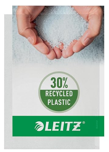 Leitz Standard Sichthüllen-Set, 10 Stück, A4 Format, Farblos mit matter Oberfläche, 0,13 mm PP-Folie, 40006003 Leitz Standard Sichthüllen-Set, 10 Stück, A4 Format, Farblos mit matter Oberfläche, 0,13 mm PP-Folie, 40006003 von Leitz