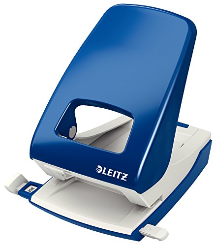 Leitz Starker Büro Locher aus Metall, Für 40 Blatt, Anschlagschiene mit Formatangaben, Ergonomisches Design, blau, 51380035 Leitz Starker Büro Locher aus Metall, Für 40 Blatt, Anschlagschiene mit Formatangaben, Ergonomisches Design, blau, 51380035 von Leitz