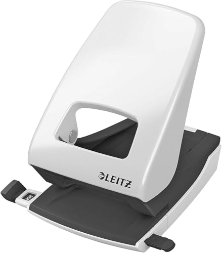 Leitz Starker Büro Locher aus Metall, Für 40 Blatt, Anschlagschiene mit Formatangaben, Ergonomisches Design, grau, 51380085 Leitz Starker Büro Locher aus Metall, Für 40 Blatt, Anschlagschiene mit Formatangaben, Ergonomisches Design, grau, 51380085 von Leitz