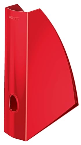 Leitz WOW Stehsammler A4, 6er Pack, Zur Aufbewahrung von Dokumenten und Zeitschriften, Mit Griffloch, Ideal für Büro, Home Office & Schule, Metallic-Rot, 52771026 Leitz WOW Stehsammler A4, 6er Pack, Zur Aufbewahrung von Dokumenten und Zeitschriften, Mit Griffloch, Ideal für Büro, Home Office & Schule, Metallic-Rot, 52771026 von Leitz