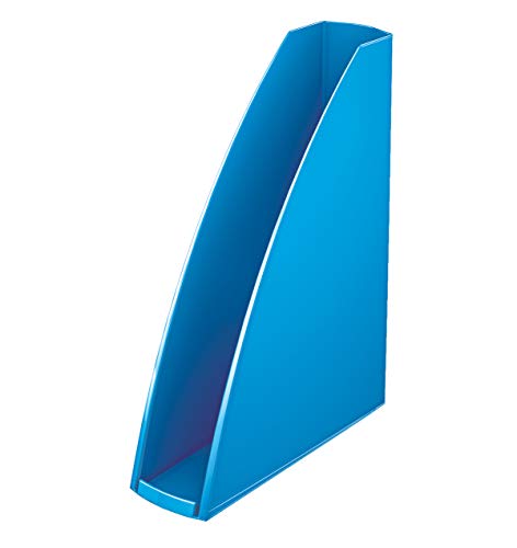 Leitz Stehsammler, A4, 6er Pack, Zur Aufbewahrung von Dokumenten und Zeitschriften, Mit Griffloch, Blau, WOW, 52771036 Leitz Stehsammler, A4, 6er Pack, Zur Aufbewahrung von Dokumenten und Zeitschriften, Mit Griffloch, Blau, WOW, 52771036 von Leitz