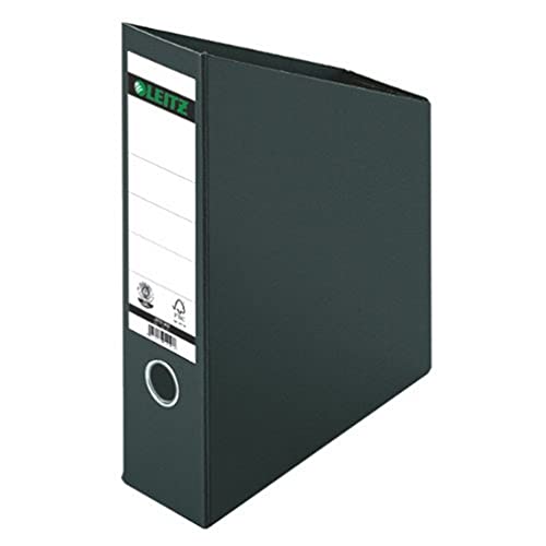 Leitz Stehsammler 80 mm Rückenbreite, A4, Hartpappe, Faltbar, Schwarz, 24230095 Leitz Stehsammler 80 mm Rückenbreite, A4, Hartpappe, Faltbar, Schwarz, 24230095 von Leitz
