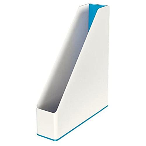 Leitz Stehsammler A4, 4er Pack, Zweifarbiges Design, Weiß/Blau, Duo Colour, WOW, 53621036 Leitz Stehsammler A4, 4er Pack, Zweifarbiges Design, Weiß/Blau, Duo Colour, WOW, 53621036 von Leitz