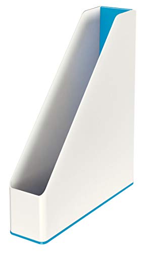 Leitz Stehsammler A4, Zweifarbiges Design, Weiß/Blau, Duo Colour, WOW, 53621036 Leitz Stehsammler A4, Zweifarbiges Design, Weiß/Blau, Duo Colour, WOW, 53621036 von Leitz