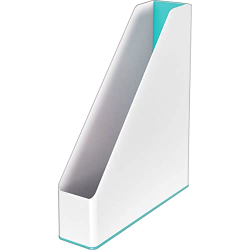 Leitz Stehsammler A4, Zweifarbiges Design, Weiß/Eisblau, Duo Colour, WOW, 53621051 Leitz Stehsammler A4, Zweifarbiges Design, Weiß/Eisblau, Duo Colour, WOW, 53621051 von Leitz