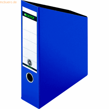 Leitz Stehsammler A4 Hartpappe 80mm blau Leitz Stehsammler A4 Hartpappe 80mm blau von Leitz