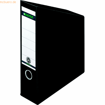 Leitz Stehsammler A4 Hartpappe 80mm schwarz Leitz Stehsammler A4 Hartpappe 80mm schwarz von Leitz
