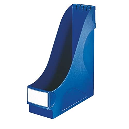 Leitz Stehsammler Extrabreit, 8er Pack, Ideal zur Ablage und Aufbewahrung von Dokumenten, Katalogen und Mappen im A4- und US-Format, Blau, 24250035 von Leitz