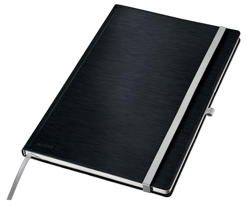 Leitz Style A4 Notizbuch Liniert, Hardcover, 160 Seiten, 80 Blatt, FSC-zertifiziertes 100 g/m² Papier, Verschluss & Lesezeichen, für Büro & Home Office, Schwarz, 44751094 Leitz Style A4 Notizbuch Liniert, Hardcover, 160 Seiten, 80 Blatt, FSC-zertifiziertes 100 g/m² Papier, Verschluss & Lesezeichen, für Büro & Home Office, Schwarz, 44751094 von Leitz