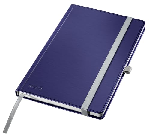 Leitz Style A5 Notizbuch Kariert, Hardcover, 160 Seiten, 80 Blatt, FSC-zertifiziertes 100 g/m² Papier, Verschluss & Lesezeichen, für Büro & Home Office, Blau, 44861069 Leitz Style A5 Notizbuch Kariert, Hardcover, 160 Seiten, 80 Blatt, FSC-zertifiziertes 100 g/m² Papier, Verschluss & Lesezeichen, für Büro & Home Office, Blau, 44861069 von Leitz