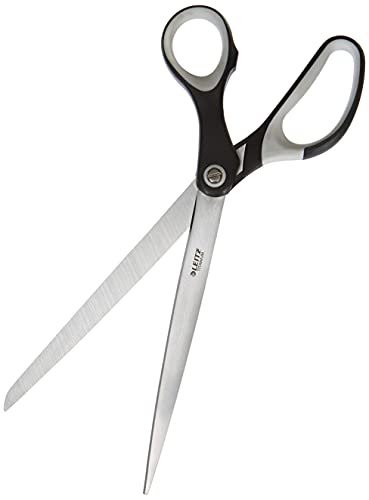 Leitz Titan Schere, Hochwertige Haushaltsschere mit ergonomischem Griff, Klingen aus rostfreiem Stahl, Für zu Hause, Büro und Schule, Länge 26 cm, Schwarz, 54186095 Leitz Titan Schere, Hochwertige Haushaltsschere mit ergonomischem Griff, Klingen aus rostfreiem Stahl, Für zu Hause, Büro und Schule, Länge 26 cm, Schwarz, 54186095 von Leitz