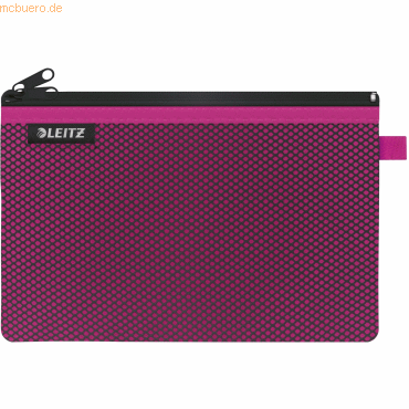 10 x Leitz Traveller Zip-Beutel Wow L 2 Fächer 23x15cm 2 Fächer pink von Leitz