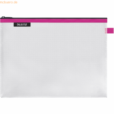 10 x Leitz Traveller Zip-Beutel Wow L A4 wasserabweisend pink 10 x Leitz Traveller Zip-Beutel Wow L A4 wasserabweisend pink von Leitz