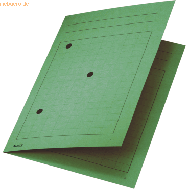 50 x Leitz Umlaufmappe A4 Karton 320g/qm grün von Leitz
